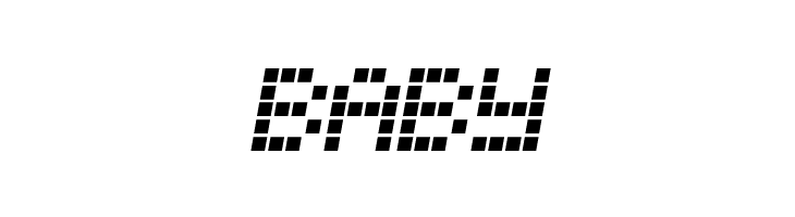 Matrix Dots Demo Italic  Free Fonts Download