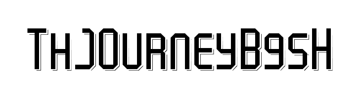 Shut Down Demo Shadow  Free Fonts Download