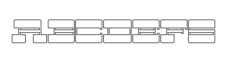 Better Retro Demo Outline  Free Fonts Download