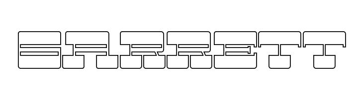 Better Retro Demo Outline  Free Fonts Download