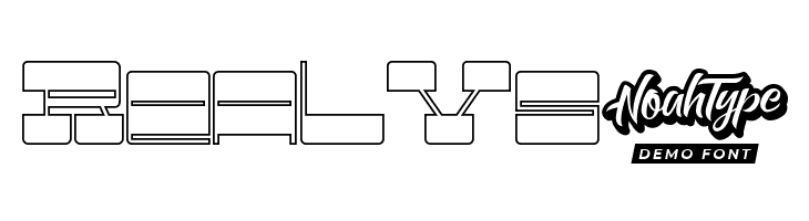 Better Retro Demo Outline  Free Fonts Download