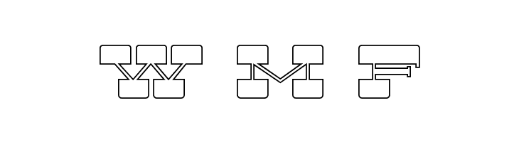 Better Retro Demo Outline  Free Fonts Download