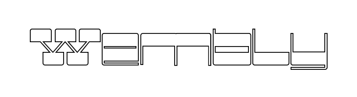 Better Retro Demo Outline  Free Fonts Download