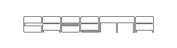 Better Retro Demo Outline  Free Fonts Download