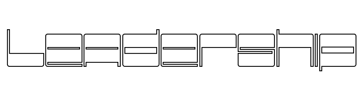 Better Retro Demo Outline  Free Fonts Download