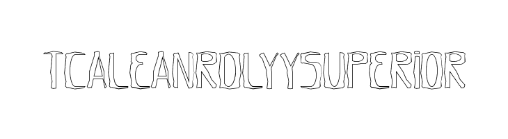 Crumpled Letter Demo Outline  Free Fonts Download