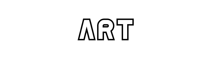 SkyMid Demo Outline  Free Fonts Download
