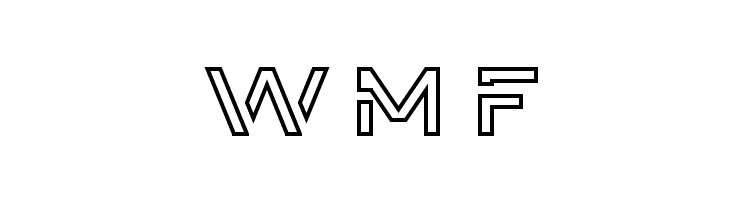 Downstream Demo Outline  Free Fonts Download