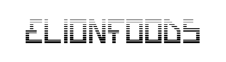 Bionic Type Gradient  Free Fonts Download