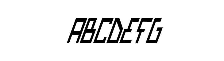 Bionic Type Cond Italic  Free Fonts Download
