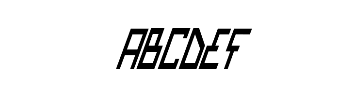 Bionic Type Cond Italic  Free Fonts Download