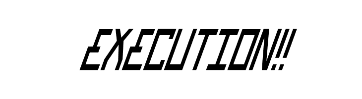 Bionic Type Cond Italic  Free Fonts Download