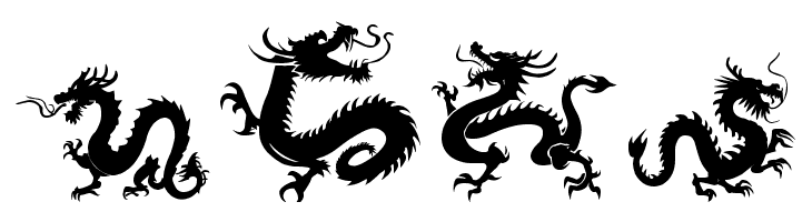 The Chinese Dragon of South ST  Free Fonts Download