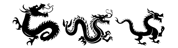 The Chinese Dragon of South ST  Free Fonts Download