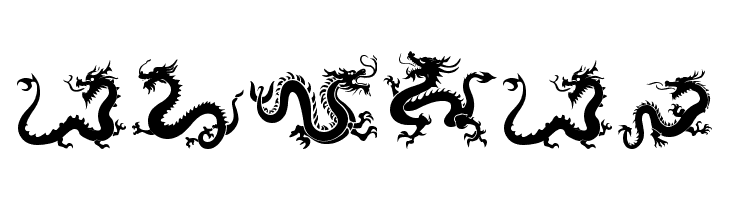 The Chinese Dragon of South ST  Free Fonts Download