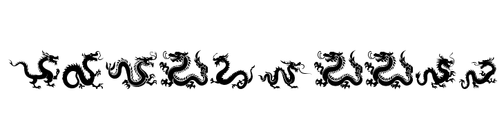 The Chinese Dragon of South ST  Free Fonts Download
