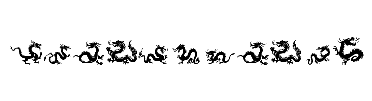 The Chinese Dragon of South ST  Free Fonts Download