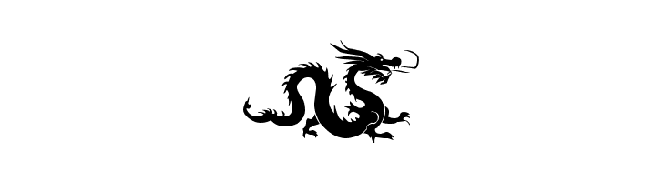 The Chinese Dragon of South ST  Free Fonts Download