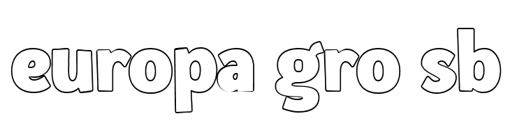 Hokuba Grabs Outline  Free Fonts Download