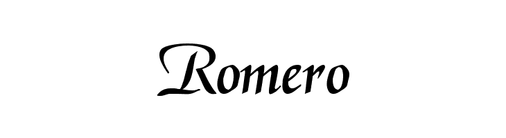 Romero ElGar Font