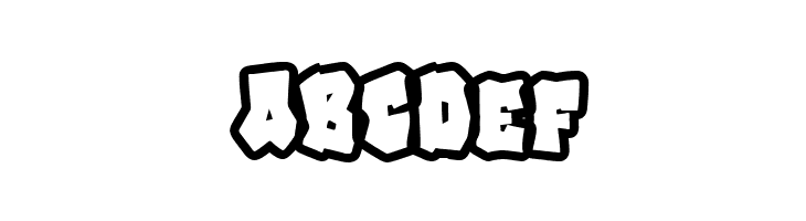 Comic Stone Outline  Free Fonts Download