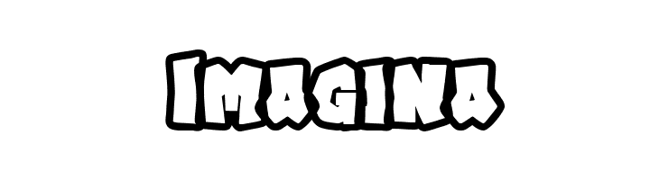 Comic Stone Outline  Free Fonts Download