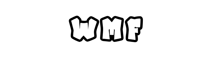 Comic Stone Outline  Free Fonts Download