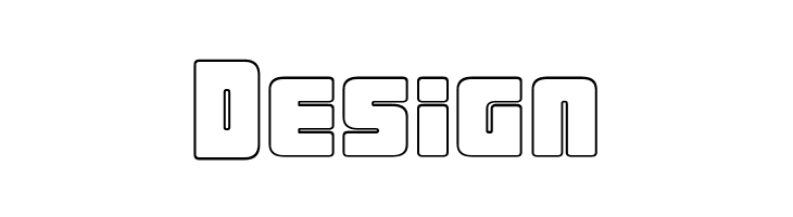 Urban Constructed Outline  Free Fonts Download