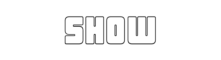 Urban Constructed Outline  Free Fonts Download