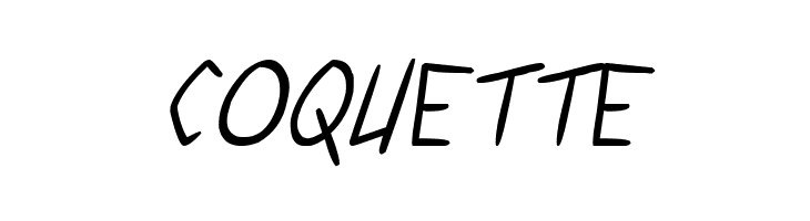 2 much coffee Italic  Free Fonts Download
