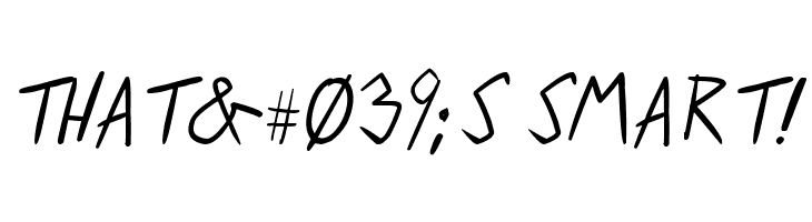 2 much coffee Italic  Free Fonts Download