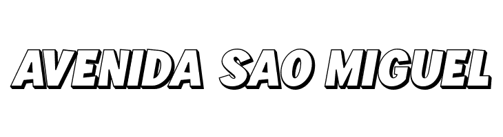 Komyca 3D free version Italic  Free Fonts Download