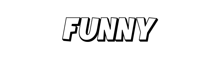 Komyca 3D free version Italic  Free Fonts Download