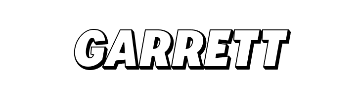 Komyca 3D free version Italic  Free Fonts Download