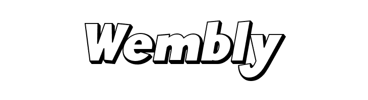 Komyca 3D free version Italic  Free Fonts Download