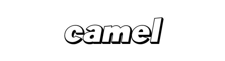 Komyca 3D free version Italic  Free Fonts Download
