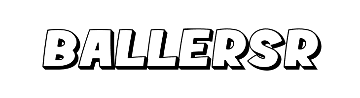 Chopic 3D Free version Regular  Free Fonts Download