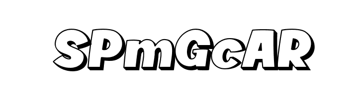Chopic 3D Free version Regular  Free Fonts Download