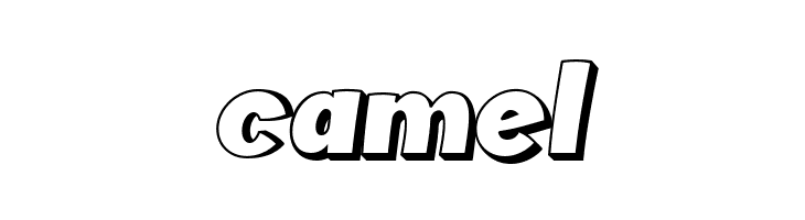 Chopic 3D Free version Regular  Free Fonts Download