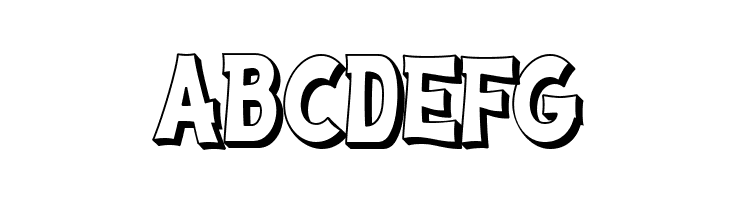 Chomiku 3D Regular  Free Fonts Download