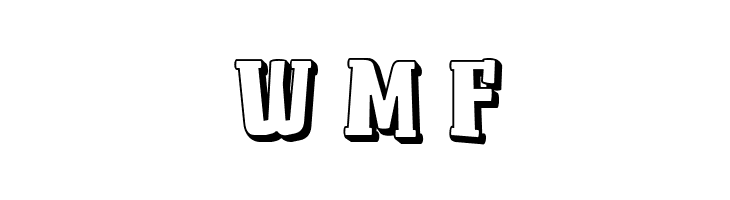 Chomixi 3D Regular  Free Fonts Download