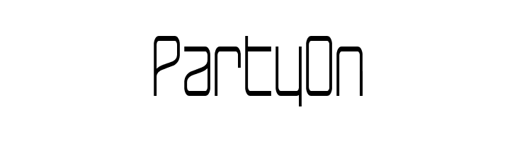 RaveParty Narrow  Free Fonts Download
