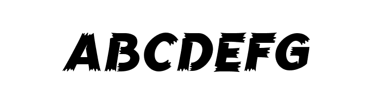 Crotah free version Italic  Free Fonts Download