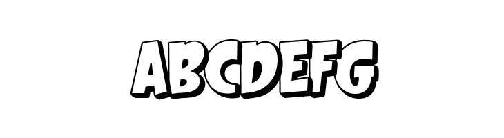 Komigo 3D Regular  Free Fonts Download