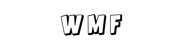 Komigo 3D Regular  Free Fonts Download