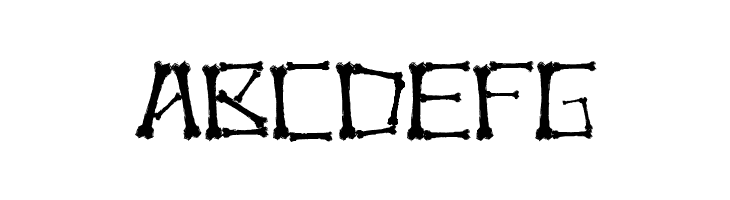 Bonez Demo  Free Fonts Download