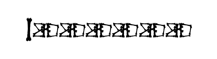 Bonez Demo  Free Fonts Download