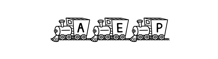 Train Letters Demo  Free Fonts Download