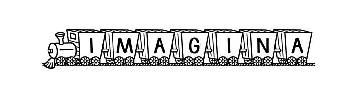 Train Letters Demo  Free Fonts Download