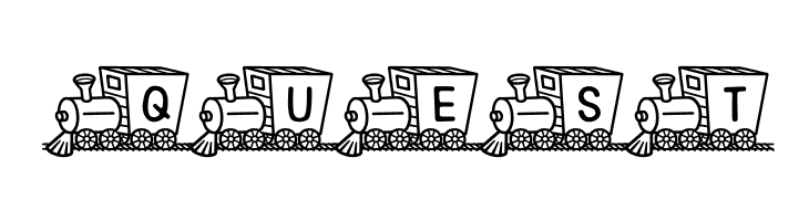 Train Letters Demo  Free Fonts Download